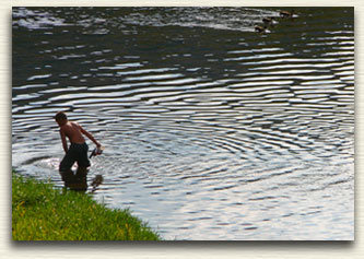 Enjoy the banks of the Greenbrier River