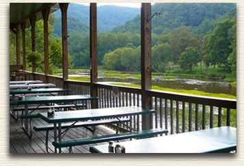 Greenbrier Grille And Lodge River Place Restaurant Lodging Enjoy Your Meals Out On Our Patio Overlooking Greenbrier River